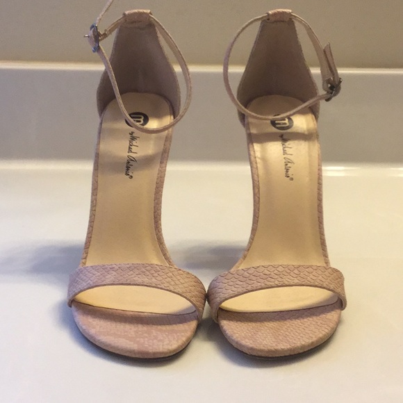 Michael Antonio thin ankle strap stilettos SZ 7.5 - Picture 3 of 8